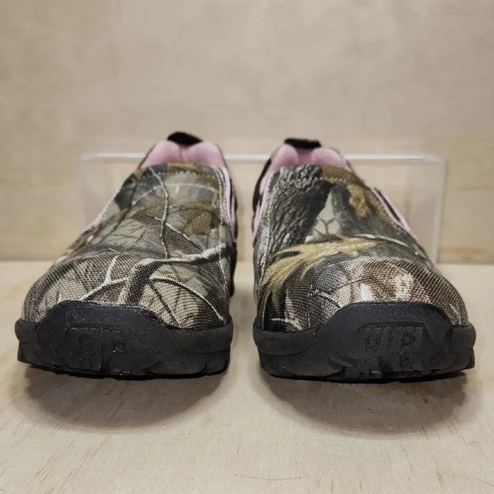 Natural Reflections Camouflage Pink Slip-On Flats Women’s Size 6.5 Fabric Upper